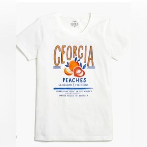 J. Crew women’s Georgia Peach collector T-shirt size M NWT